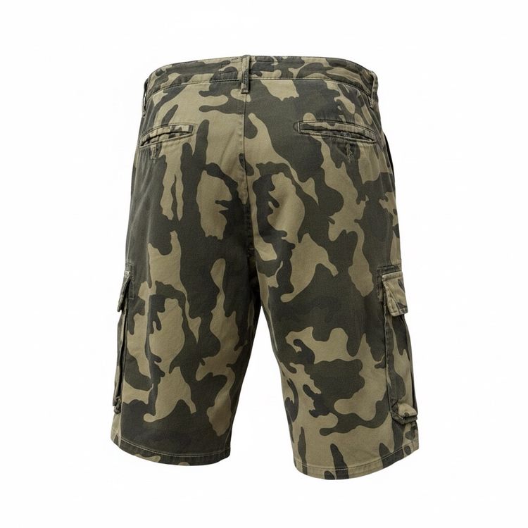 Camouflage Cargo Shorts Basicon  2